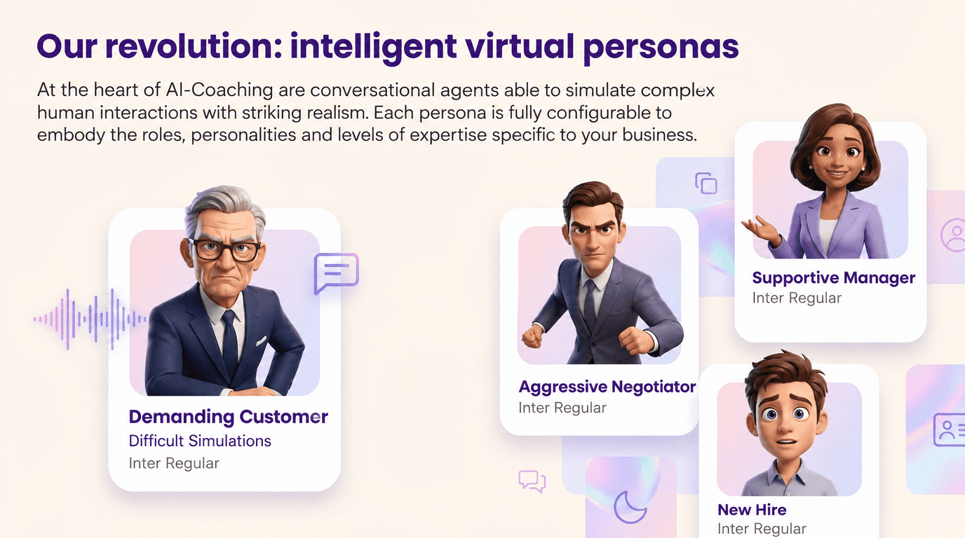 Our revolution: intelligent virtual personas