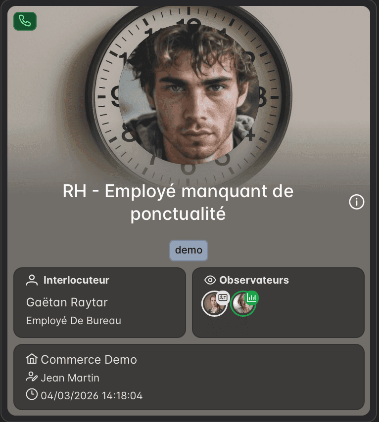 Persona IA configurable — simulateur IA formation interne