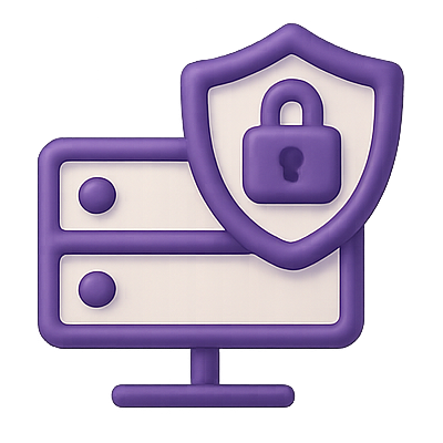 icon hébergement sécurisé