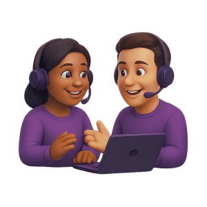 Simulation d'appel audio