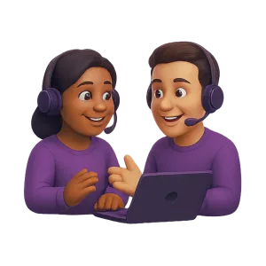 Simulation d'appel audio