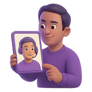 Coach personnalité sur l'application