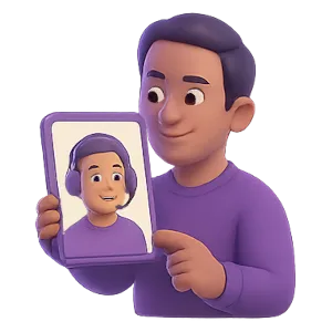 Coach personnalité sur l'application