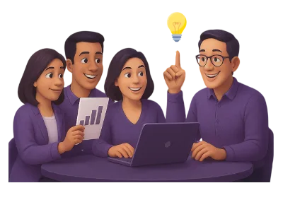 trouver des idées et des solutions aux problèmes