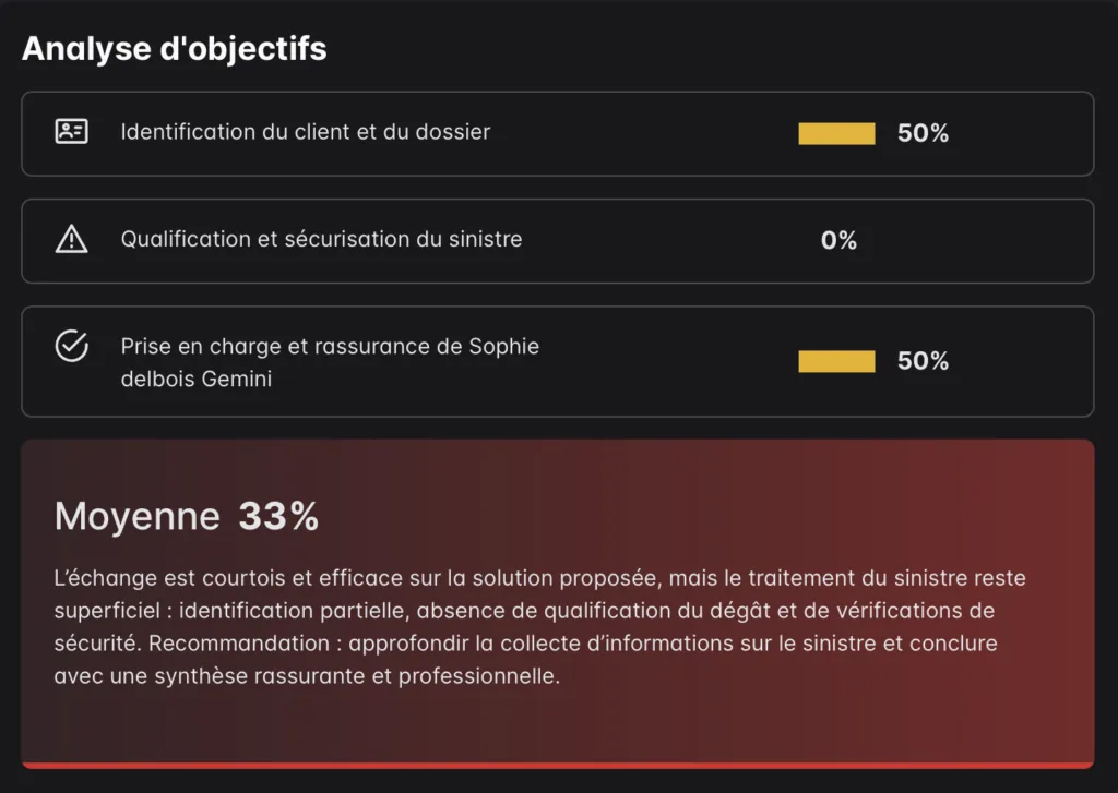 Critères d’évaluation du simulateur IA école